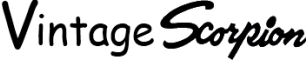 vintage scorpion logo