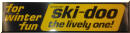 skidoo sticker