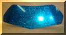 blue metalflake windshield